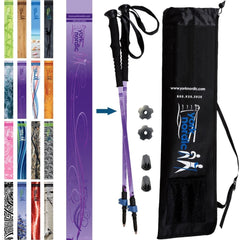 Casual Hiking Trekking Walking Poles Pair Travel Bag