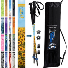 Casual Hiking Trekking Walking Poles Pair Travel Bag
