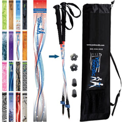 Casual Hiking Trekking Walking Poles Pair Travel Bag