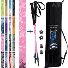 Casual Hiking Trekking Walking Poles Pair Travel Bag