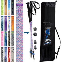 Casual Hiking Trekking Walking Poles Pair Travel Bag
