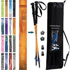 Casual Hiking Trekking Walking Poles Pair Travel Bag